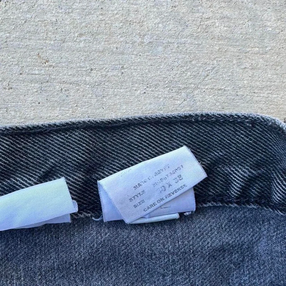 Vintage Black Denim Jeans Size 30